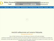 Tablet Screenshot of keratech.de